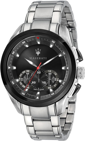 TRAGUARDO Black / Stainless Steel Black Dial