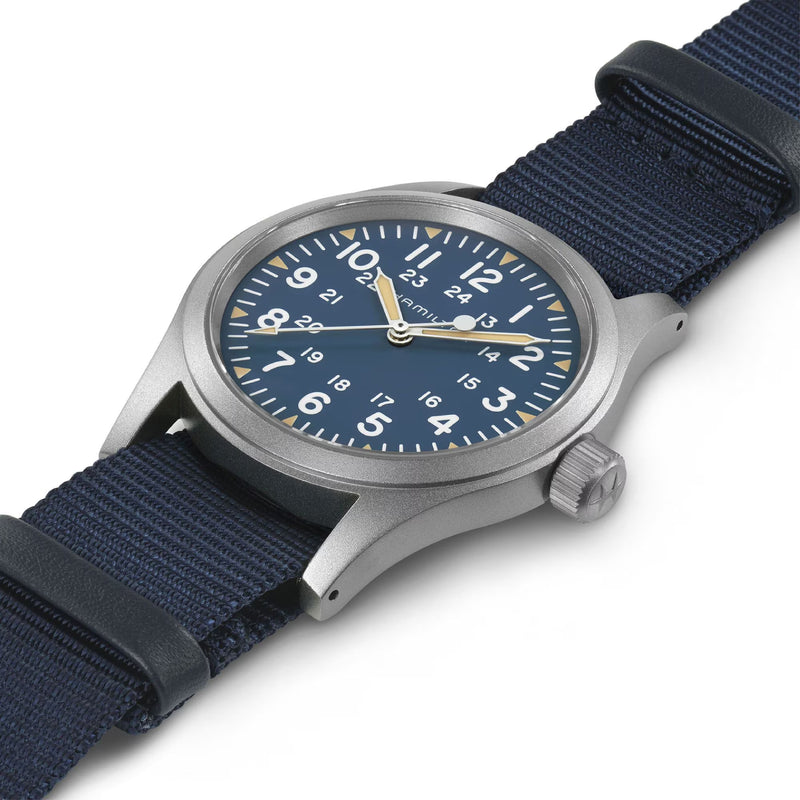 Khaki Field Blue / Fabric | Blue Dial