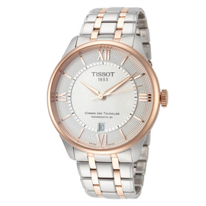 Chemin des Tourelles 39mm / Silver / Silver and Rose Gold | Silver Dial