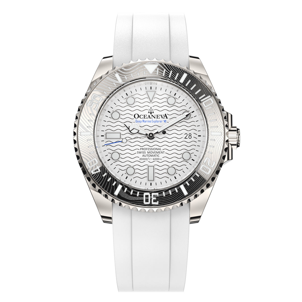 Deep Marine Explorer VI 6000m Grade 5 Titanium 6000m/WhiteDial | White Dial