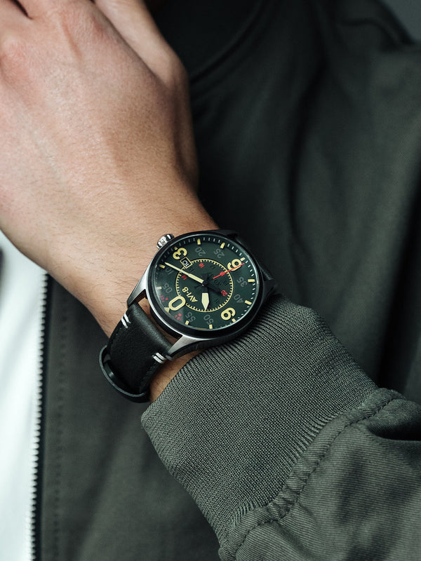 Spitfire Smith Automatic Green / Leather | Green Dial