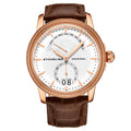 Symphony Brown/Leather/Silver Dial/Rose Case | Silver Dial