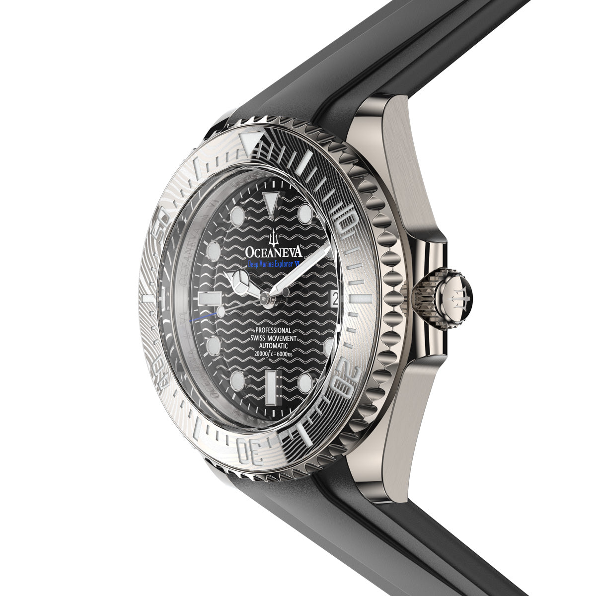 Deep Marine Explorer VI 6000m Grade 5 Titanium 6000m/BlackDial | Black Dial