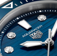 TAG HEUER AQUARACER PROFESSIONAL 300, 36MM, W/R 300M, STEEL CASE AND BRACELET, BLUE DIAL Blue Dial | Blue Dial