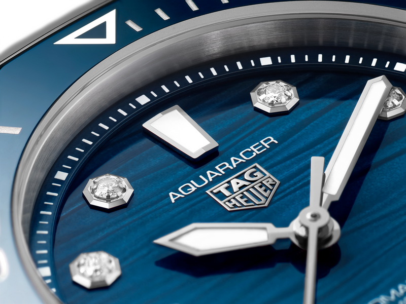 TAG HEUER AQUARACER PROFESSIONAL 300, 36MM, W/R 300M, STEEL CASE AND BRACELET, BLUE DIAL Blue Dial | Blue Dial
