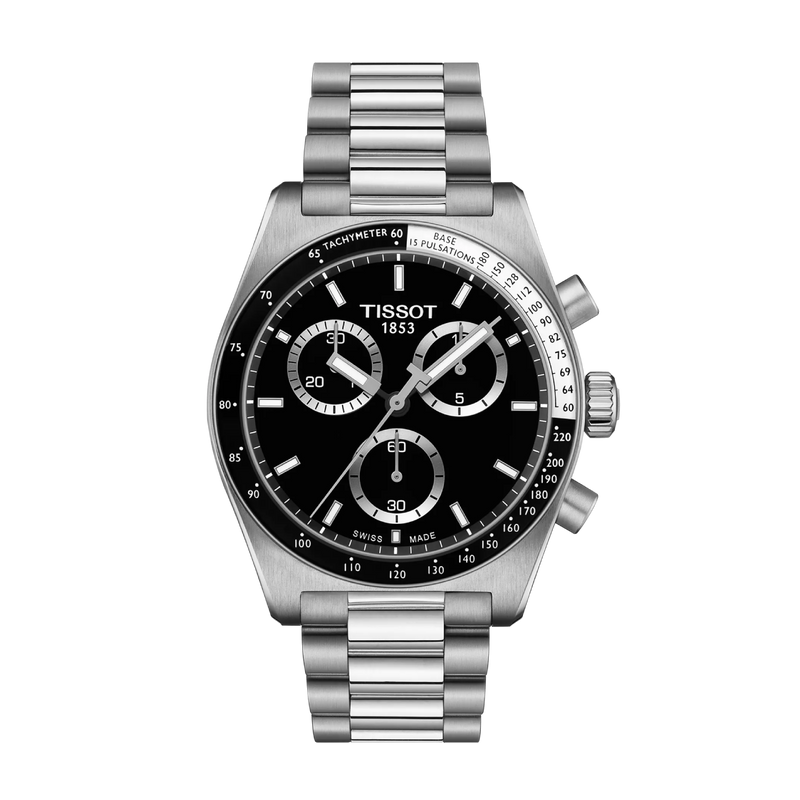 PR516 Chronograph Black / Stainless Steel | Black Dial