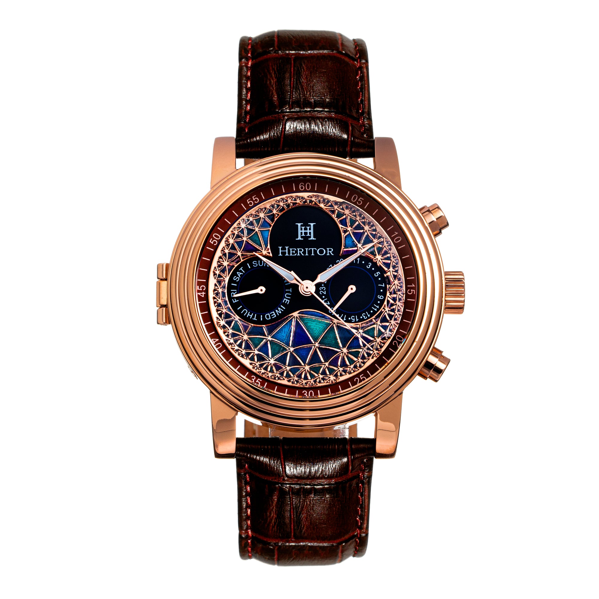 Legacy Rose Gold/Brown | Multi-colored Dial