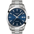 Gentleman Titanium Silver-tone | Blue Dial