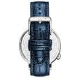 Quasar Skeleton Automatic 42mm Blue/Leather | Blue Dial