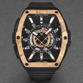 SkaFander 46SCSKFBLKBKGD1 / Black, Openworked | Black Dial