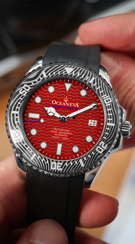 Deep Marine Explorer VI 6000m Grade 5 Titanium 6000m/RedDial | Red Dial