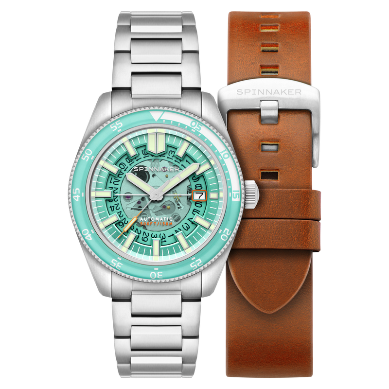 Fleuss Automatic Severn Edition Turquoise / Stainless Steel |  Dial