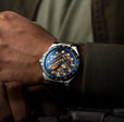 Himars Skeleton Automatic Blue / Stainless Steel Stainless Steel | Blue Dial
