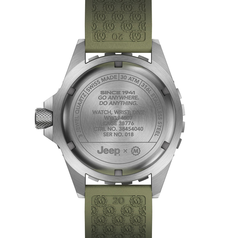 JEEP TSAR on Rubber (OD Green) - Watch Gang
