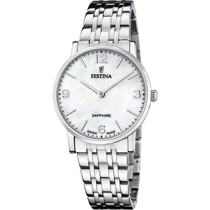 Sapphire Mother Of Pearl / Stainless Steel