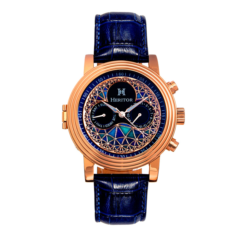 Legacy Rose Gold/Blue | Multi-colored Dial