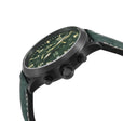 Vaughn Swiss automatic ETA 7750 pilot chronograph olive  black | Green Dial