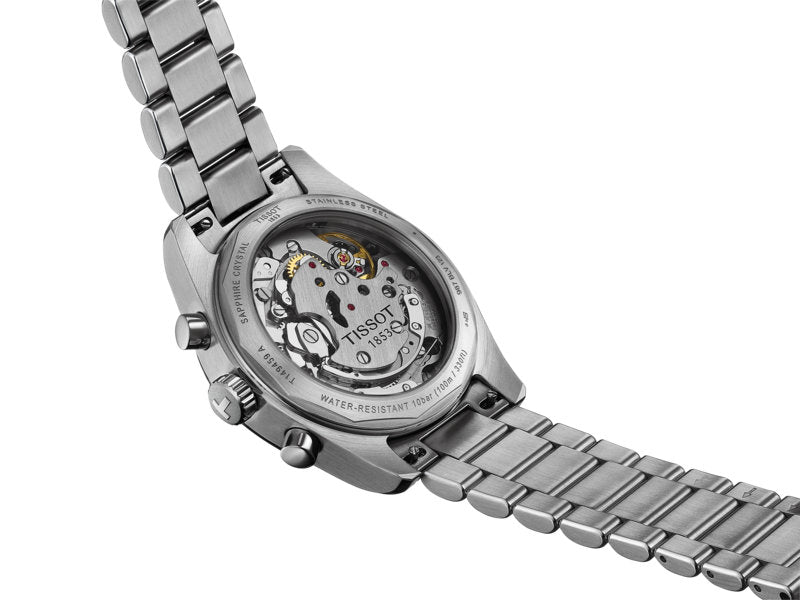 PR516 Mechanical Chronograph Silver-tone | Black Dial