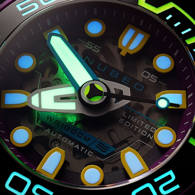 Ventana Skeleton Automatic Limited Edition Purple / Purple | Purple Dial