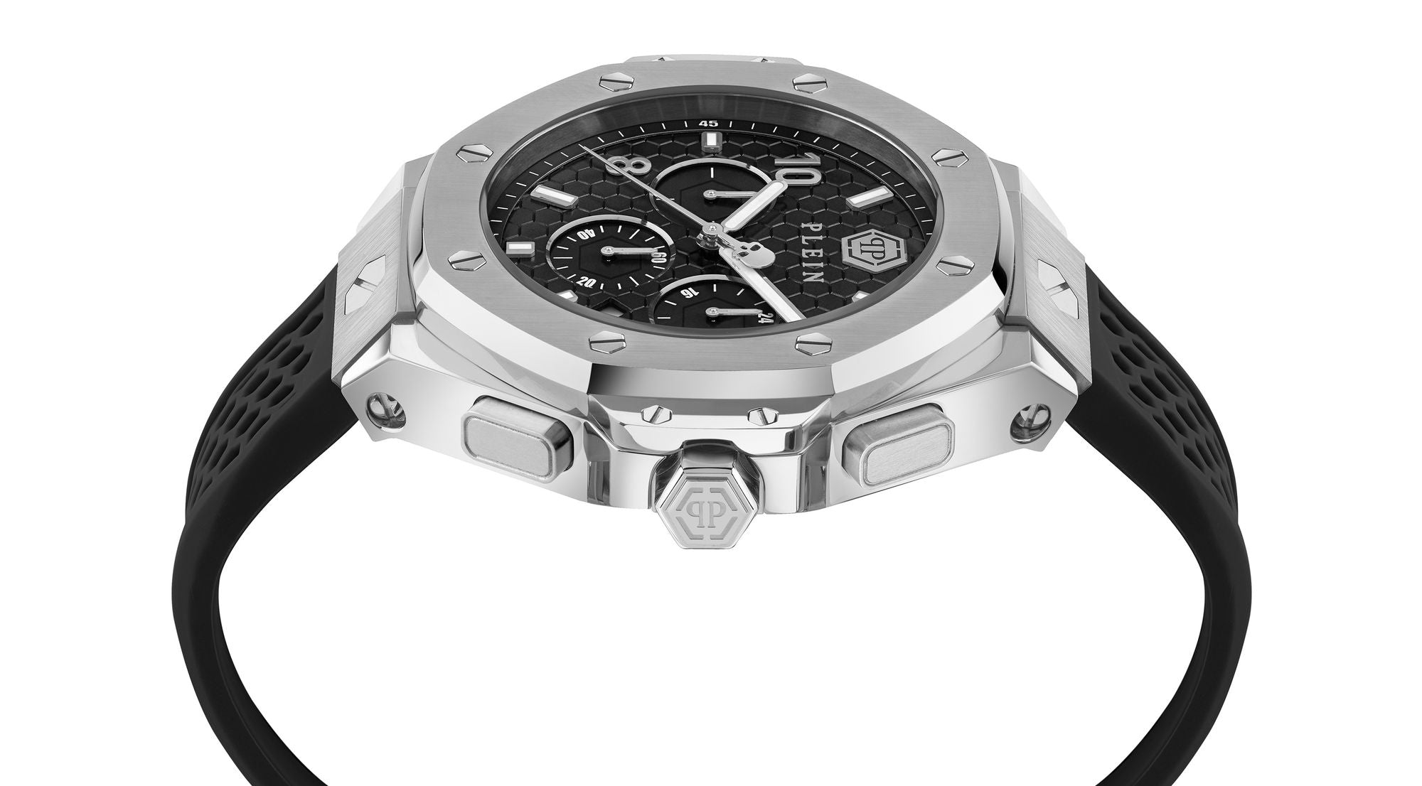 CHRONO ROYAL Black / Silicone Black Dial