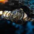 Croft 42 Skeleton Automatic Black / Two-tone Stainless Steel | Black Dial