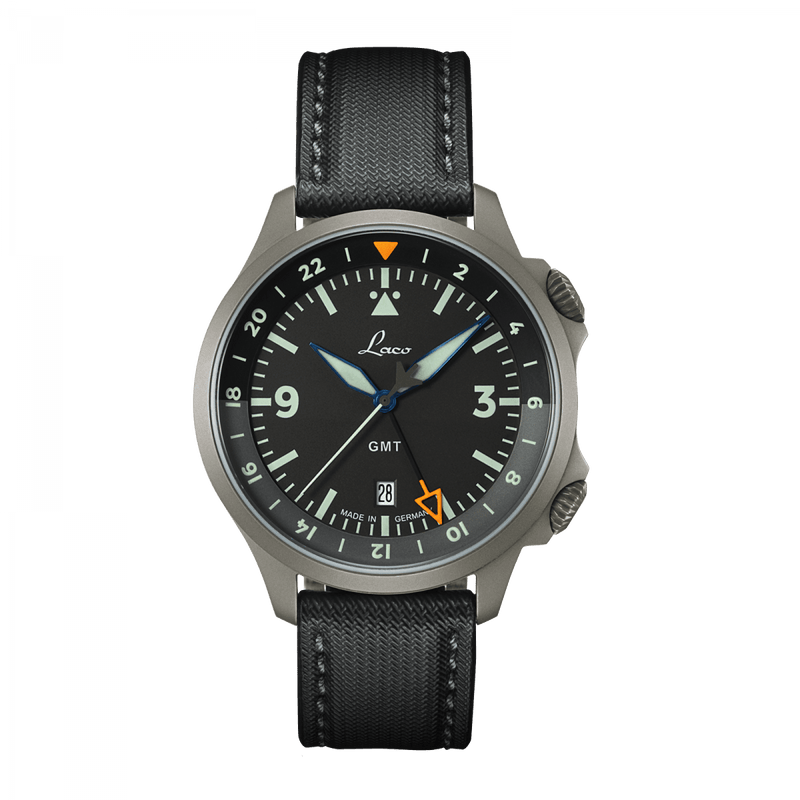Frankfurt GMT Schwarz Black Dial | Black Dial