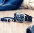 Hull Chronograph Blue / Leather | Blue Dial