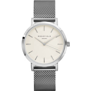 Mercer 38mm / White / Silver | White Dial