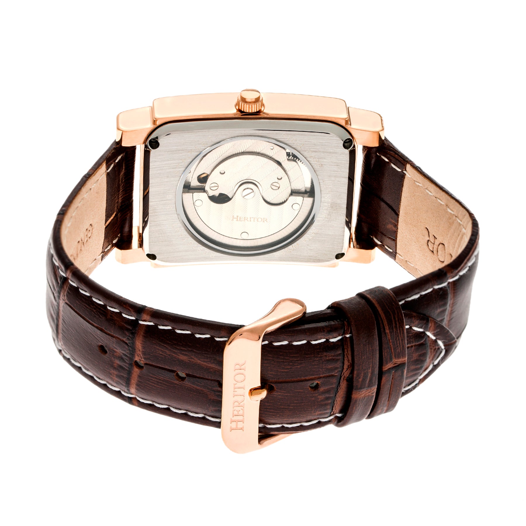 Frederick Rose Gold/Black | Brown Dial