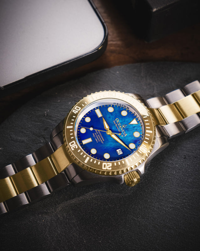 Two-Tone Deep Marine Explorer III – Blue Dial