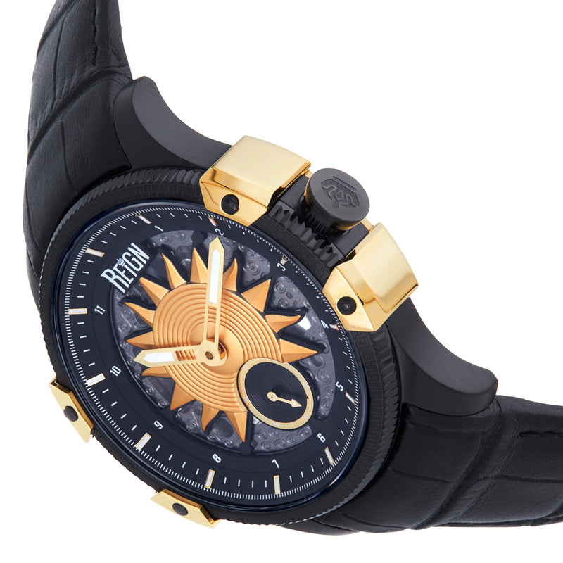 Solstice Automatic Black/Gold | Black Dial