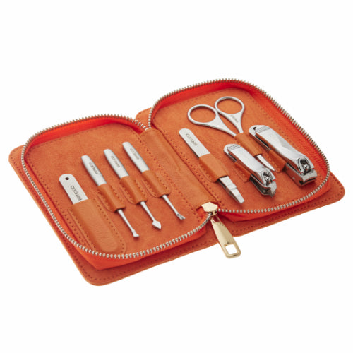 Katana 8 Piece Surgical Steel Groom Kit Orange