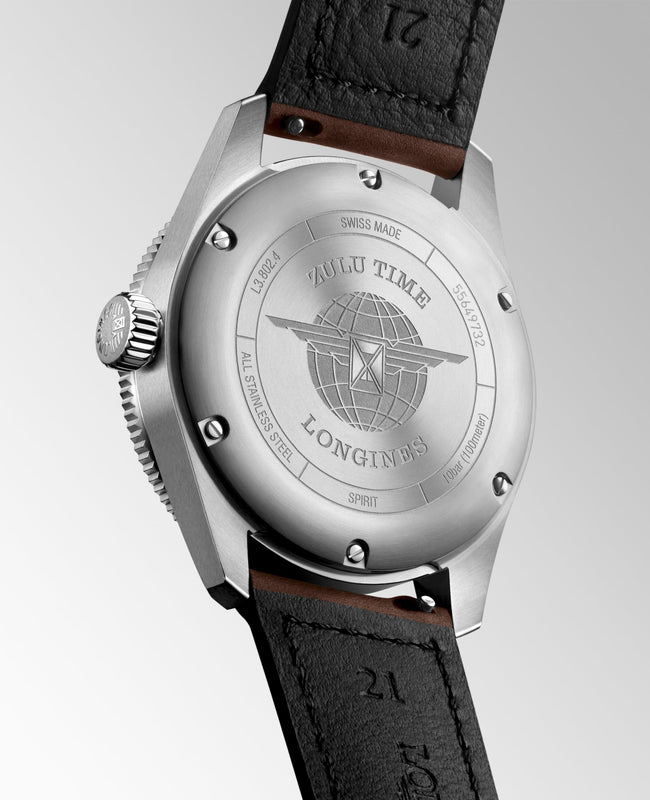 Spirit Zulu Black / Leather | Black Dial