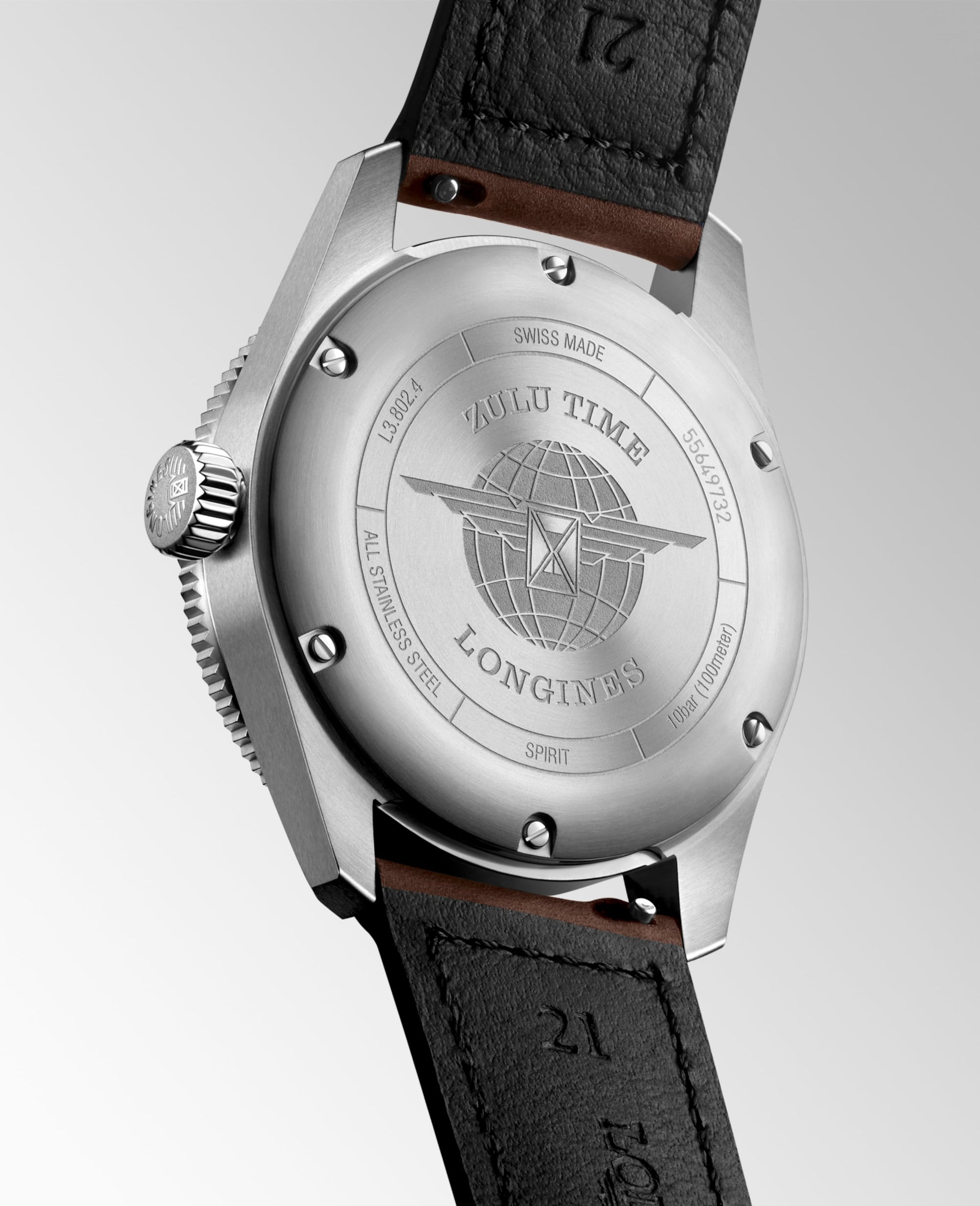 Spirit Zulu Black / Leather | Black Dial