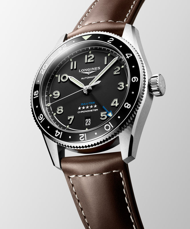 Spirit Zulu Black / Leather | Black Dial