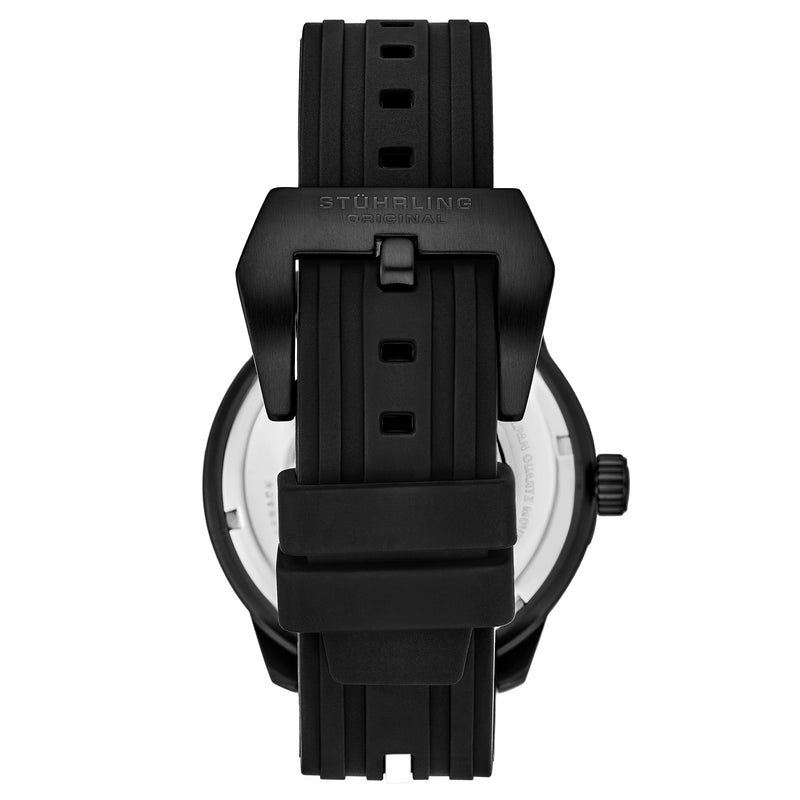 Aviator Black and white/Rubber/Black/Silver Dial/Black Case | Black Dial