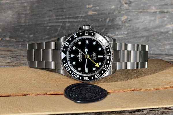 Seiko NH34 Titanium Automatic GMT 1250M Deep Marine Explorer II