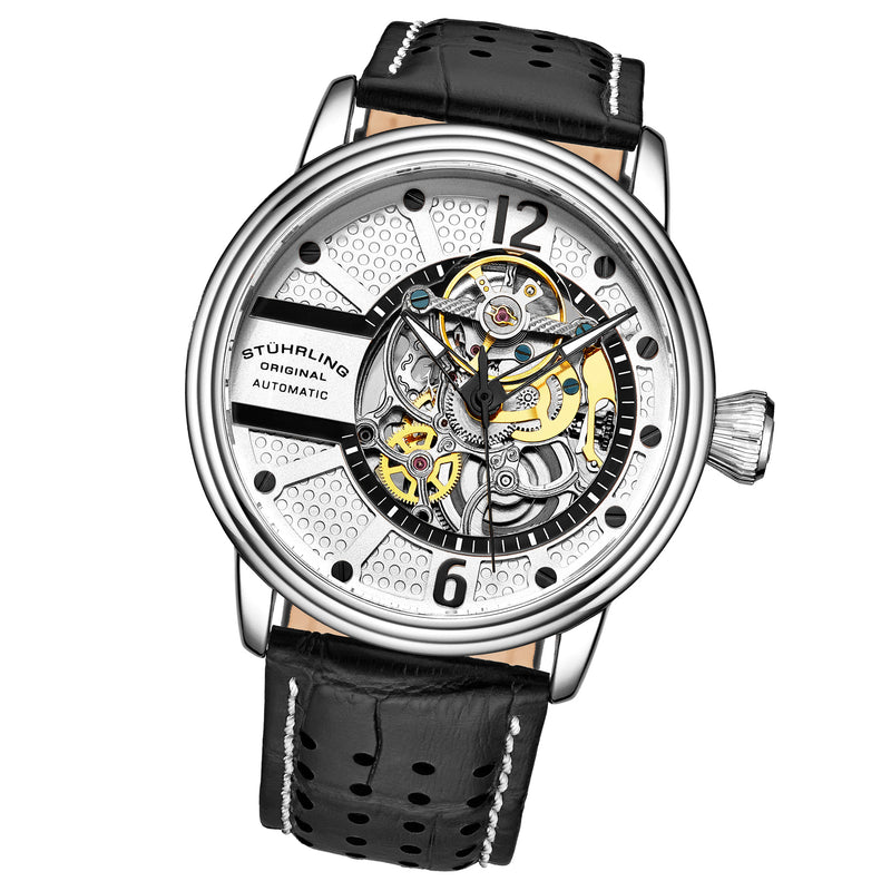 Legacy Black/Grey Leather | Gray Dial