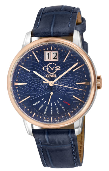 Rovescio Swiss Multifunction Big Date IPYG/White ,Brown Handmade