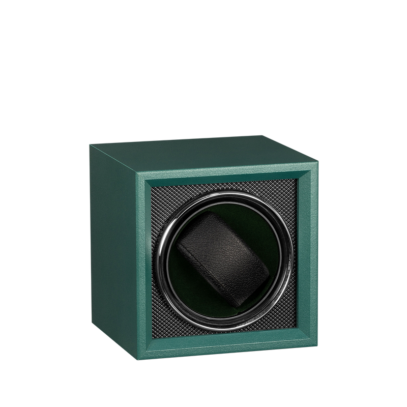 Mainspring Oxford Guardian 1-Slot Watch Winder - Green