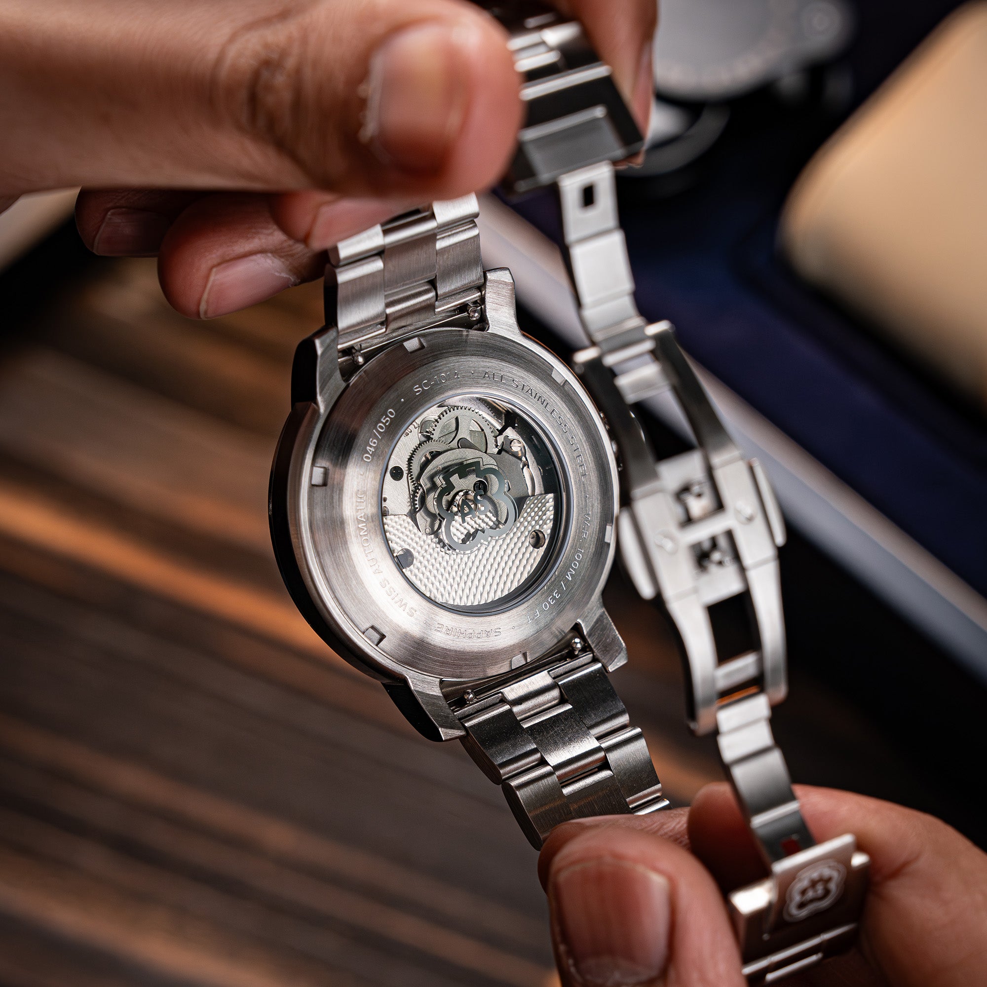 HEINRICH SWISS AUTOMATIC LIMITED EDITION LIMITED EDITION BLACK / STAINLESS STEEL Black Dial