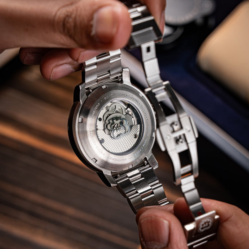 HEINRICH SWISS AUTOMATIC LIMITED EDITION LIMITED EDITION BLACK / STAINLESS STEEL Black Dial