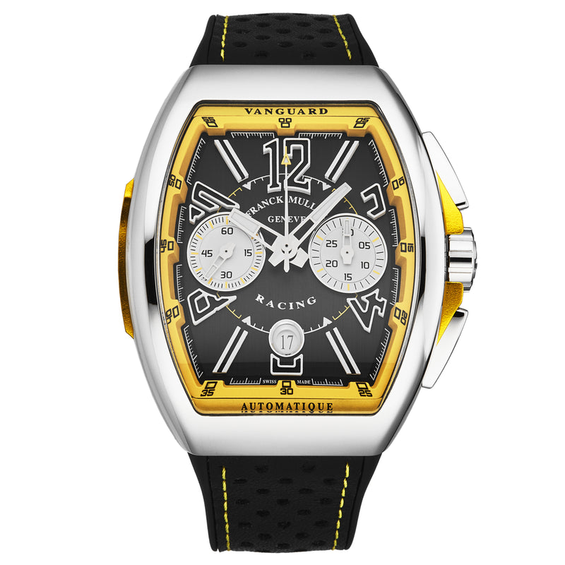 Vanguard Racing 45CCBLKYEL / Black/Yellow | Black / Yellow Dial