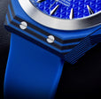 DF Carbon Fiber Automatic Blue Dial, Blue Case | Blue Dial, Blue Case Dial
