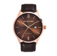 James McCabe London Automatic Watch Brown / Leather | Brown Dial