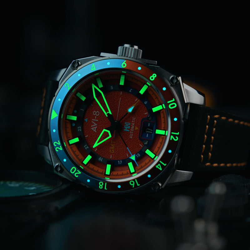 Atlas Orange / Black | Orange Dial