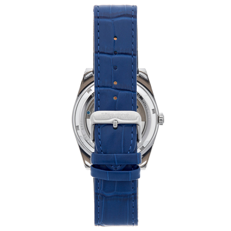 Daxton Semi Skeleton Blue | Blue Dial