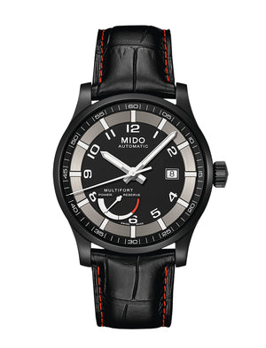 MULTIFORT II  POWER RESERVE Black/SS | Black Dial