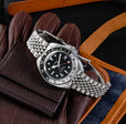 Diver GMT 200M Automatic Bracelet Diving Watch | Black Dial