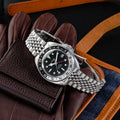 Diver GMT 200M Automatic Bracelet Diving Watch | Black Dial